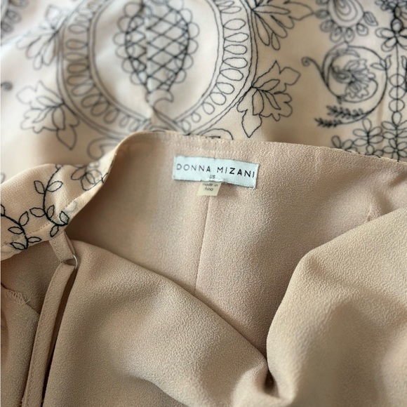 Tan Embroidered Dress Donna Mizani at Revolve - Picture 6 of 7